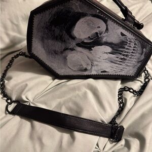 Black Skull Design Women's Bag